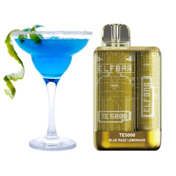 Elf Bar TE5000 Синяя Малина Лимонад 5% Оригинал